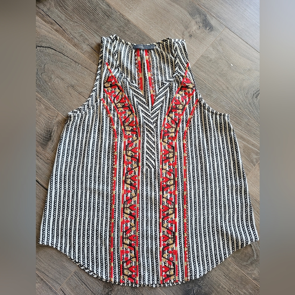THML XS Embroidered Tank Top
